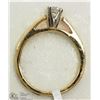 Image 2 : 14K YELLOW GOLD DIAMOND RING