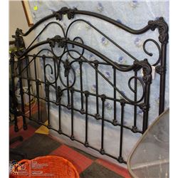 CAST IRON KING SIZE HEADBOARD & FOOTBOARD