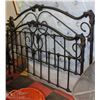 Image 1 : CAST IRON KING SIZE HEADBOARD & FOOTBOARD