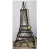 Image 1 : LARGE WROUGHT IRON EIFFEL TOWER WINE RACK -