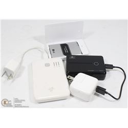 LOST AND FOUND BAG OF 3 ASSORTED POWER BANK