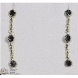 14KT YELLOW GOLD DIAMOND EARRINGS W/ COA