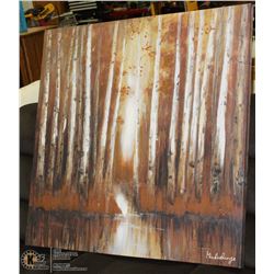 LARGE EERIE FOREST ON CANVAS