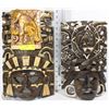 Image 1 : 2 WOOD MASKS