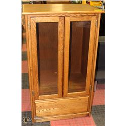 OAK ENTERTAINMENT CABINET