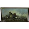 Image 1 : VINTAGE ESTATE FRAMED OIL ON CANVAS PAINTING -