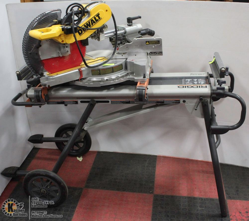 DEWALT DWS7085 COMPOUND SLIDING MITRE SAW WITH