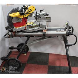 DEWALT DWS7085 COMPOUND SLIDING MITRE SAW WITH `