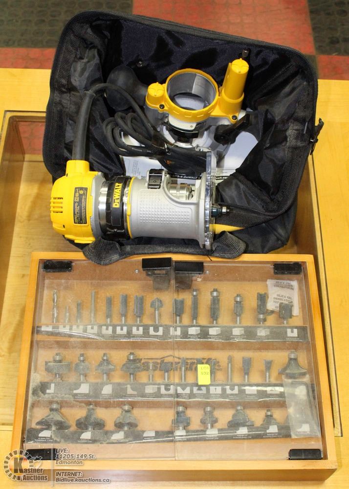 DEWALT DWP611 COMPACT ROUTER, SOLD WITH BIT SET