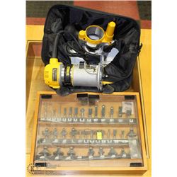 DEWALT DWP611 COMPACT ROUTER, SOLD WITH BIT SET