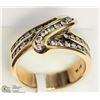 Image 2 : 14K YELLOW GOLD DIAMOND RING