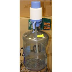 18.9 LITRE WATER BOTTLE WITH HAND PUMP -