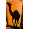 Image 1 : 32" X 60" CAMEL PAINTING