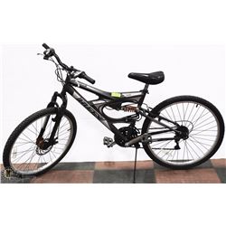 HUFFY GREY MONOCOQUE MOUNTAIN  BIKE