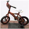 Image 1 : NAKAMURA KIDS SPIDERMAN TRAINING BIKE