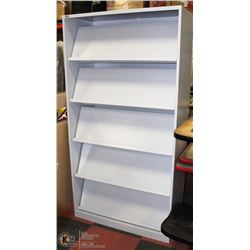 5 SHELF METAL BOOK/ MAGAZINE SHELF