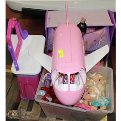 LARGE BARBIE DOLL TOY COLLECTION, INCLUDES TOTE OF
