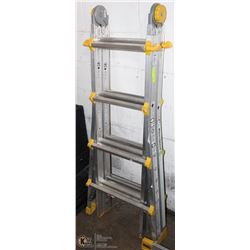 ALUMINUM MULTIFOLD LADDER