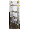 Image 1 : ALUMINUM MULTIFOLD LADDER