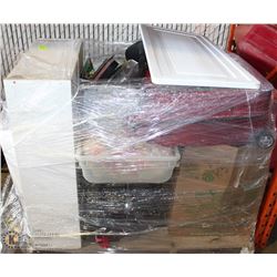 PALLET OF ASSORTED KITCHEN & HOUSEHOLD ITEMS