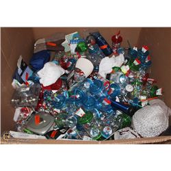 PALLET OF STORE RETURNS, WITH SNO-GLOBE CUPS &