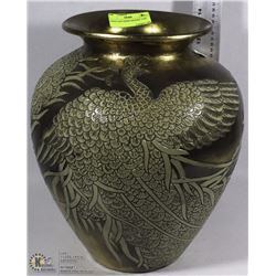GOLD LEAF FINISH PHOENIX VASE