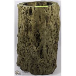 HOLLOWED OUT TREE STAND FOR SIDE TABLE OR DECOR