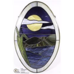 15 X 23 HANGING STAINED GLASS ART