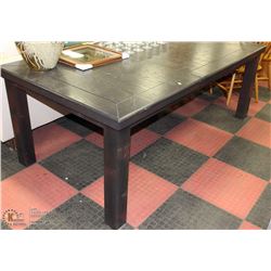 SCRATCHED TOP KITCHEN TABLE