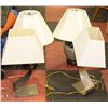 Image 1 : LOT OF 4 SHOWHOME STYLE ASST LAMPS (2 SETS OF 2)
