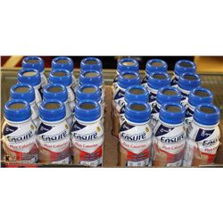 FLAT OF 24 ENSURE MEAL REPLACEMENT BUTTER PECAN