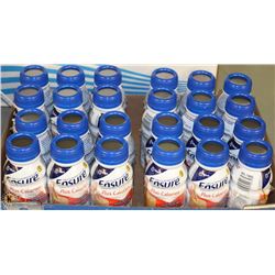 FLAT OF 24 ENSURE MEAL REPLACEMENT BUTTER PECAN