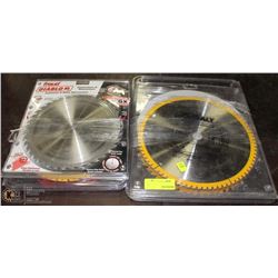 BOX OF DEWALT & FREUD 12" & 10" CONTRACTOR BLADES