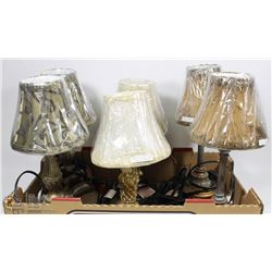 3 SETS OF MATCHING 2PC MINI LAMPS (6 TOTAL)