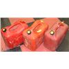 Image 1 : LOT OF THREE 5 GALLON JERRY CANS