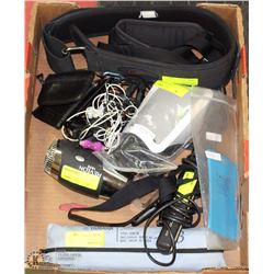 LOST & FOUND HAIR DRYER, STRAIGHTENER, WEIGHT BELT