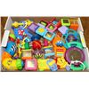 Image 1 : FLAT OF BABY RATTLES AND ASSORTED TOYS