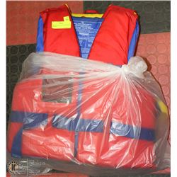 LOT OF 2  ADULT LIFE JACKETS, 1 LARGE & 1 XLARGE