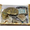 Image 1 : BOX OF ASST BELT BUCKLES