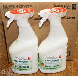 7 BOTTLES OF 765 ML BATHROOM CLEANER