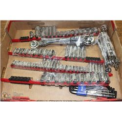 FLAT OF ASSORTED SOCKETS