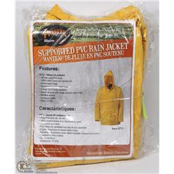 LOT OF 3 PIONEER YELLOW PVC SUPPORTED RAIN