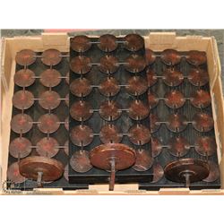 3 LARGE CANDLE HOLDER DECORATIONS