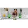 Image 1 : FLAT W/ ASST GLASSWARES INCL TY BEANIE BABY & MORE