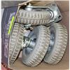 Image 1 : LOT OF 4 RUBBER 8" INFLATABLE CASTOR WHEELS