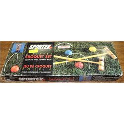 6 PLAYER CROQUET SET