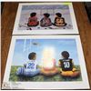 Image 1 : PAIR OF SPORTS THEMED ART PLAQUES BY T. RICHARD