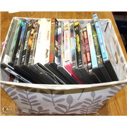 TOTE OF ASSORTED DVD MOVIES