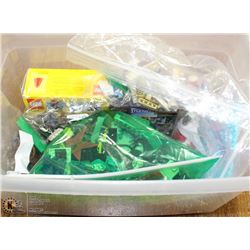 TOTE FULL OF ASSORTED LEGO