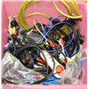 Image 1 : TOTE WITH ASSORTED VIDEO AND AUDIO CORDS AND